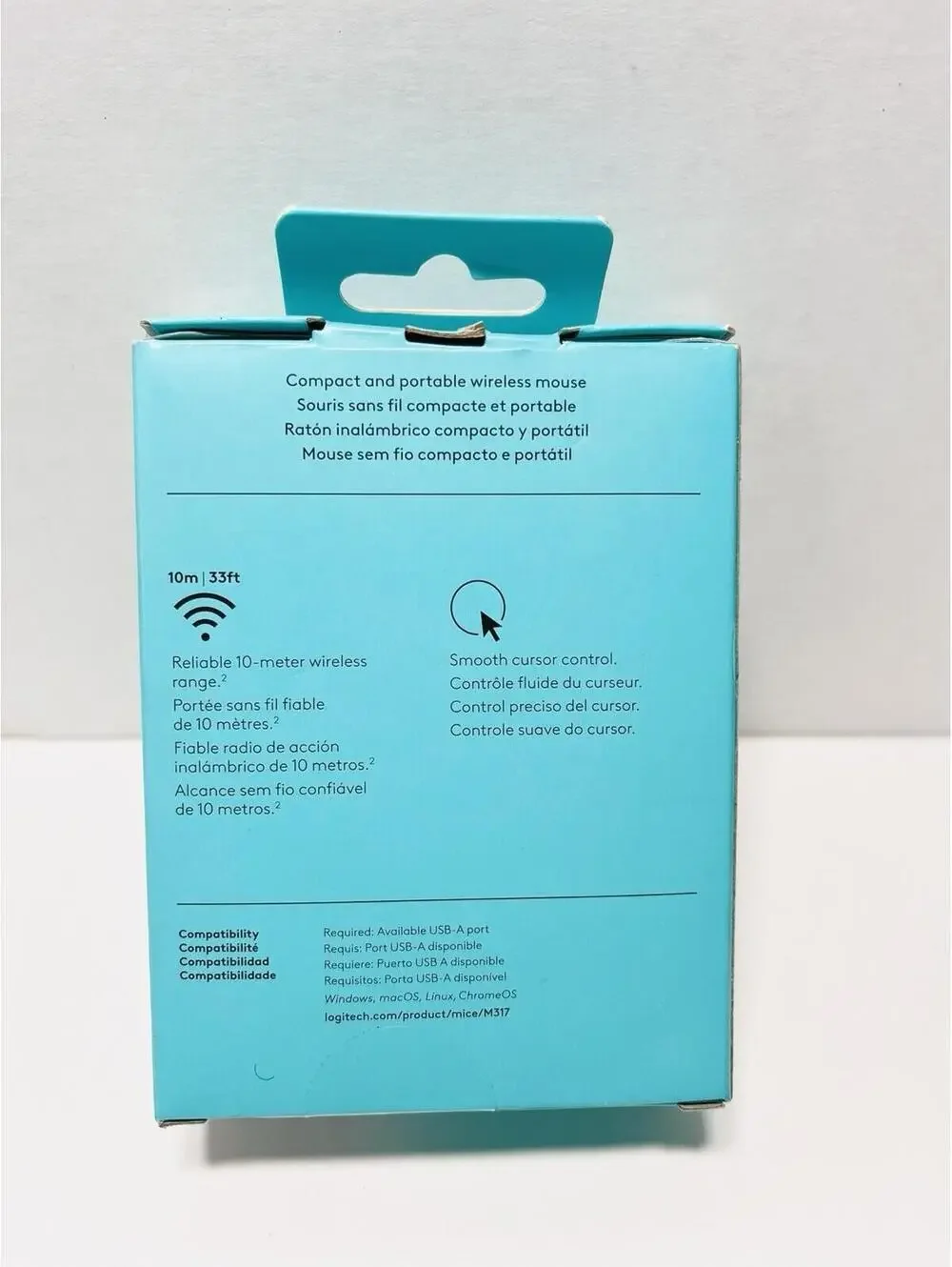 Logitech M317 Wireless Mouse - Blue
